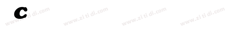 字体CooperCnd Heavy图字体转换